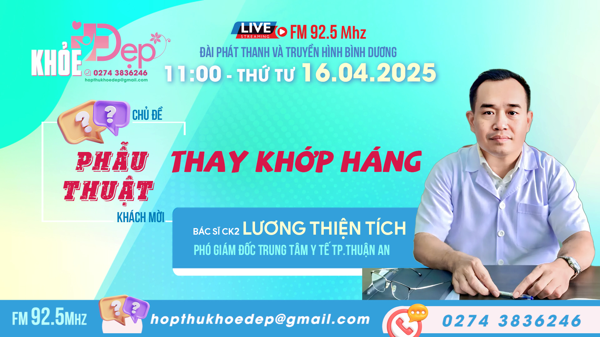 Khỏe và Đẹp (16/04/2025)